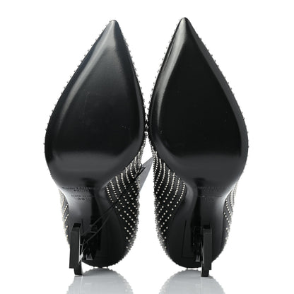 Saint Laurent Calfskin Studded Opyum 100 Pumps 35.5 Black 4 of 4