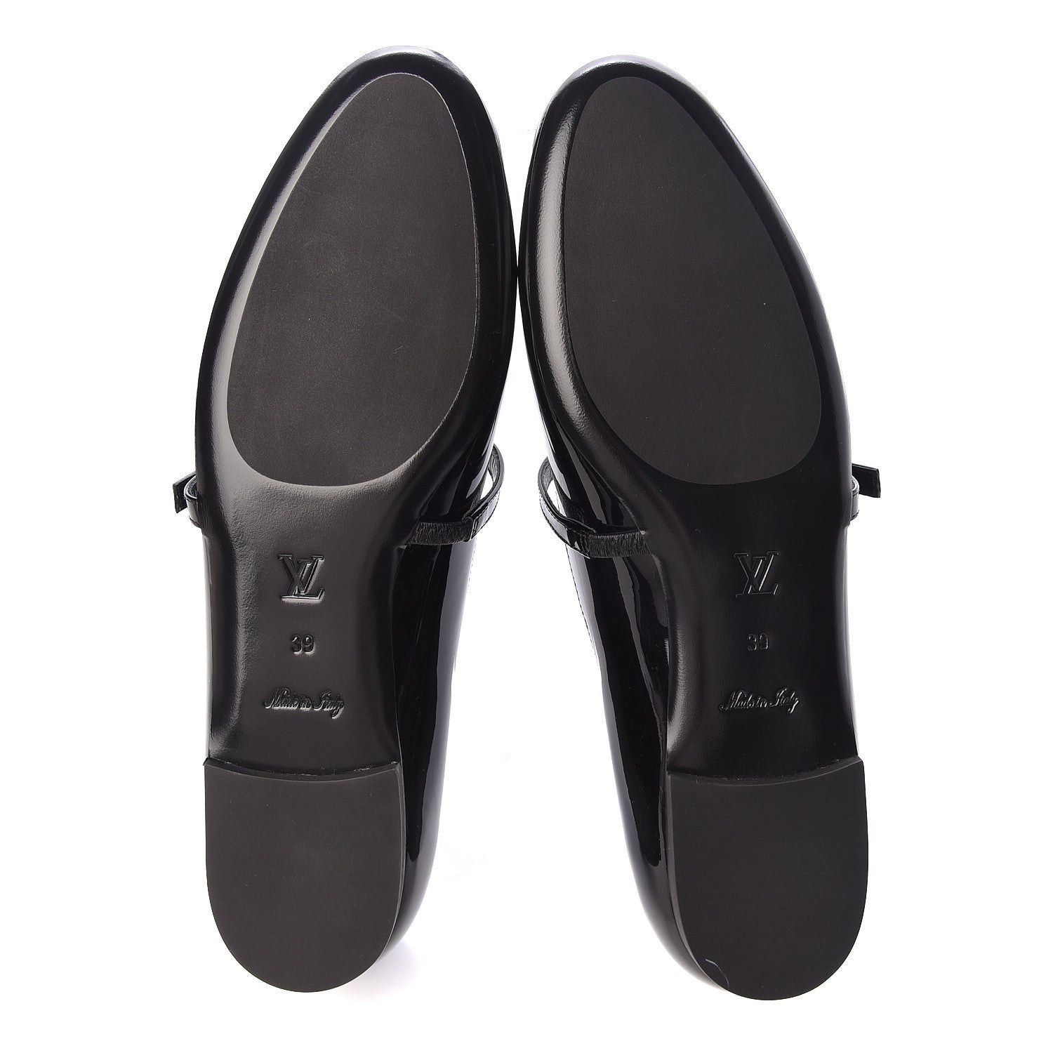Louis Vuitton Patent Uniformes Ballet Flats 39 Black 5 of 8