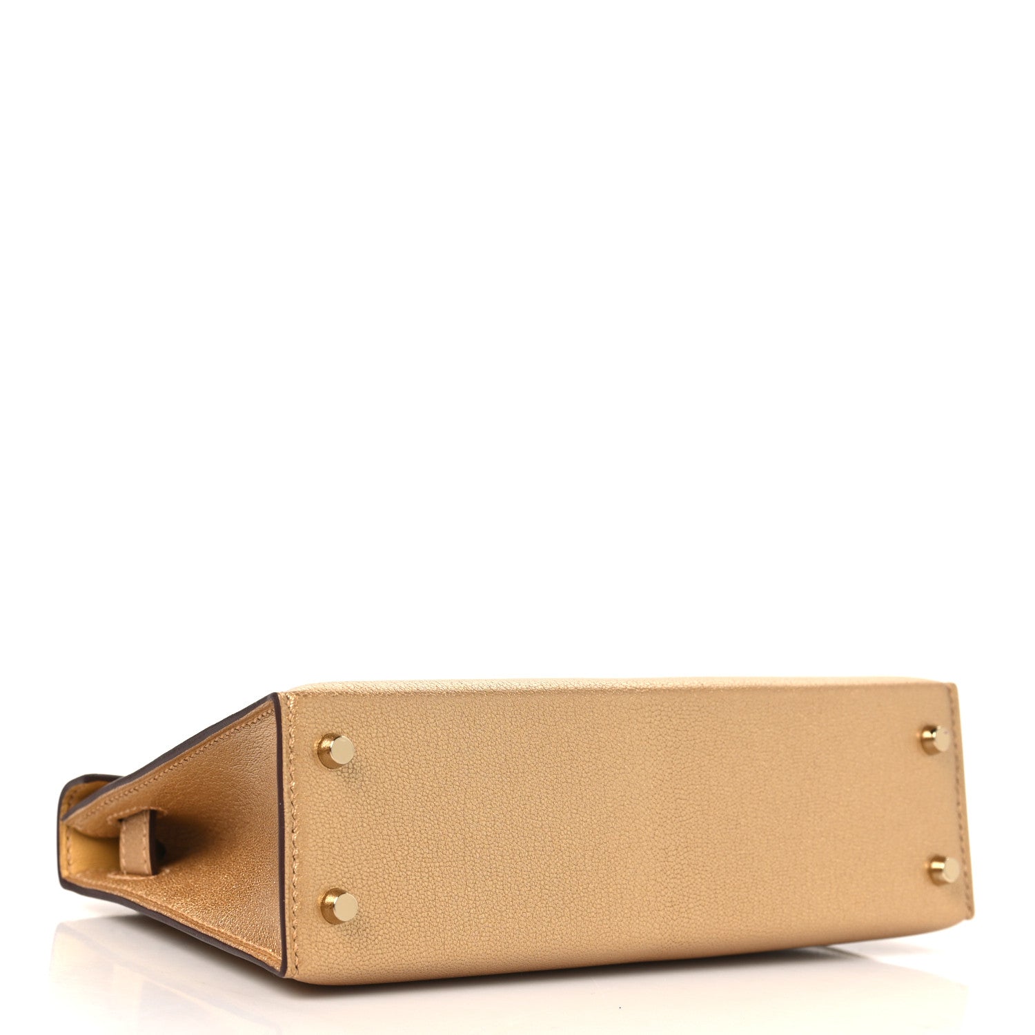 Hermes Metallic Chevre Chamkilight Mini Kelly Sellier 20 Dore 4 of 11