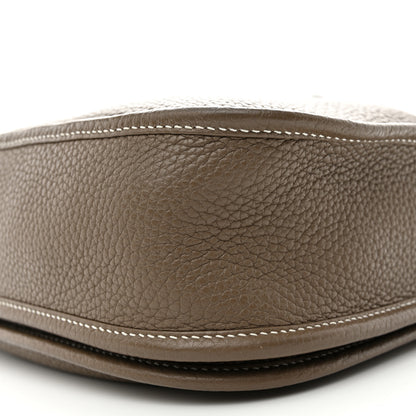 Hermes Taurillon Clemence Evelyne III PM Etoupe 10 of 11