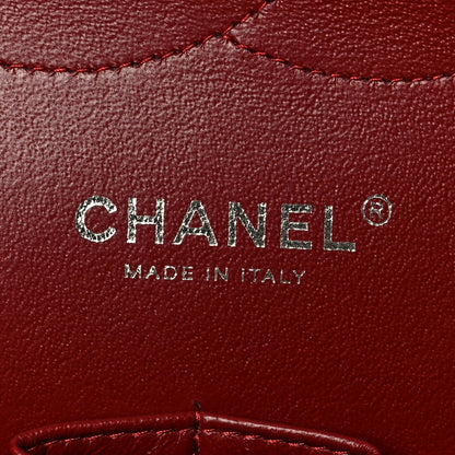 Chanel Patent Quilted Jumbo Double Flap Dark Red 5 of 7