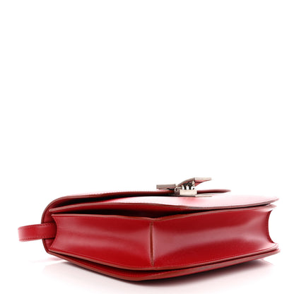 Celine Box Calfskin Medium Classic Box Flap Bag Red 4 of 10