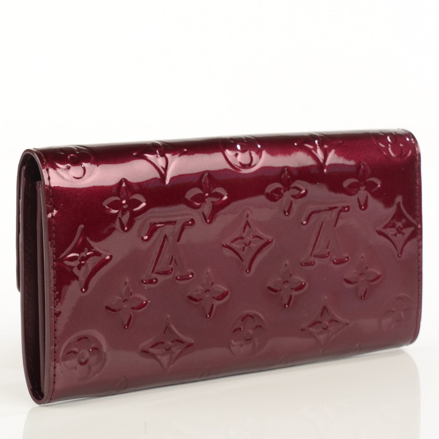 Louis Vuitton Vernis Sarah Wallet Rouge Fauviste 3 of 7