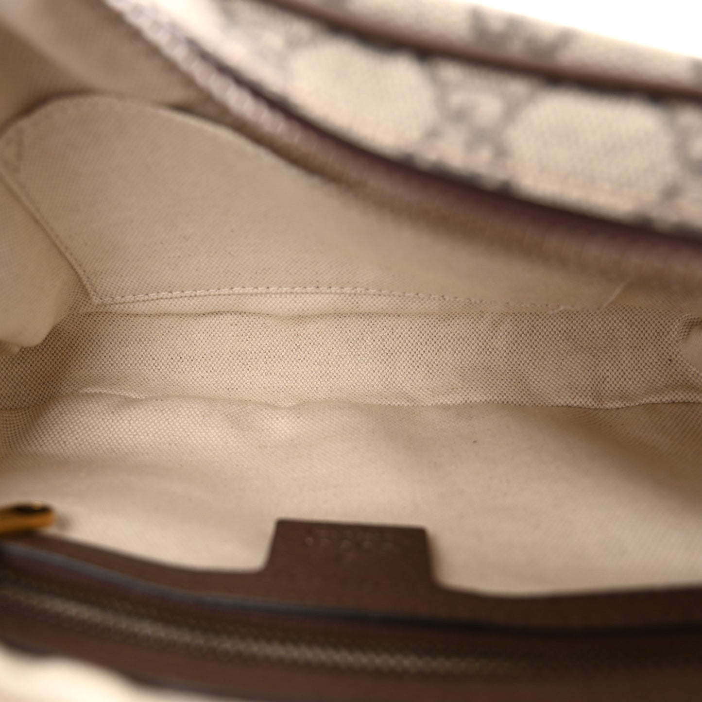 Soft GG Supreme Monogram Medium Ophidia Belt Bag Dark Brown