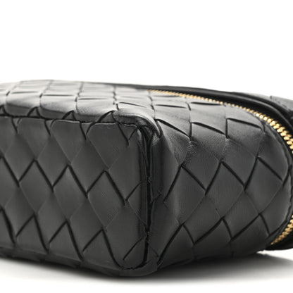 Bottega Veneta Calfskin Intrecciato Bang Bang Vanity Case Black 9 of 9