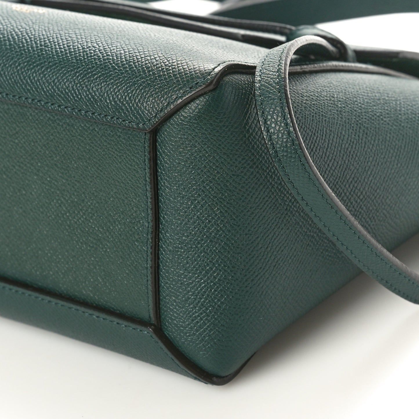 Grained Calfskin Nano Belt Bag Amazone