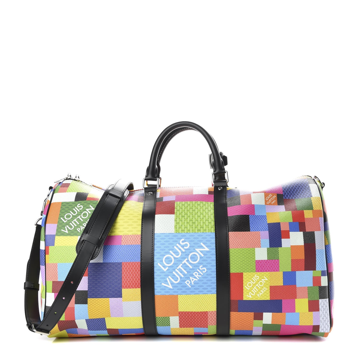 Louis Vuitton Damier Graphite 3D Keepall Bandouliere 50 Multicolor 1 of 10