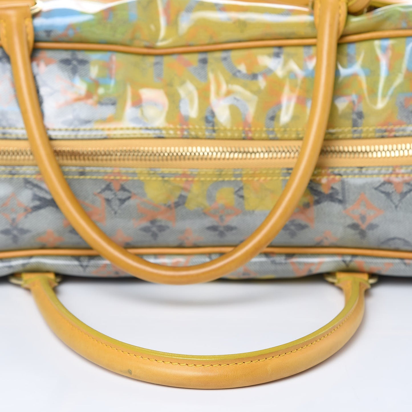 Monogram Pulp Defile Weekender PM Yellow