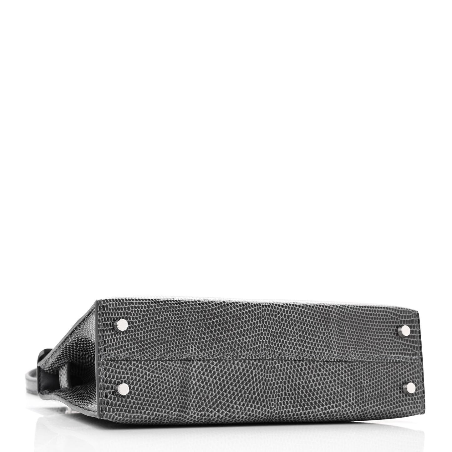 Shiny Lizard Mini Kelly Sellier 20 Ardoise