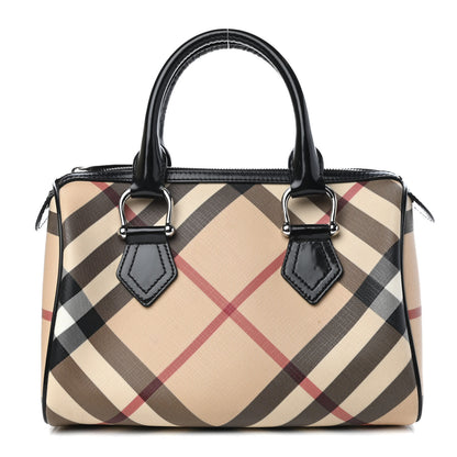 Burberry Nova Check Small Chester Bowling Bag Black 1 of 10