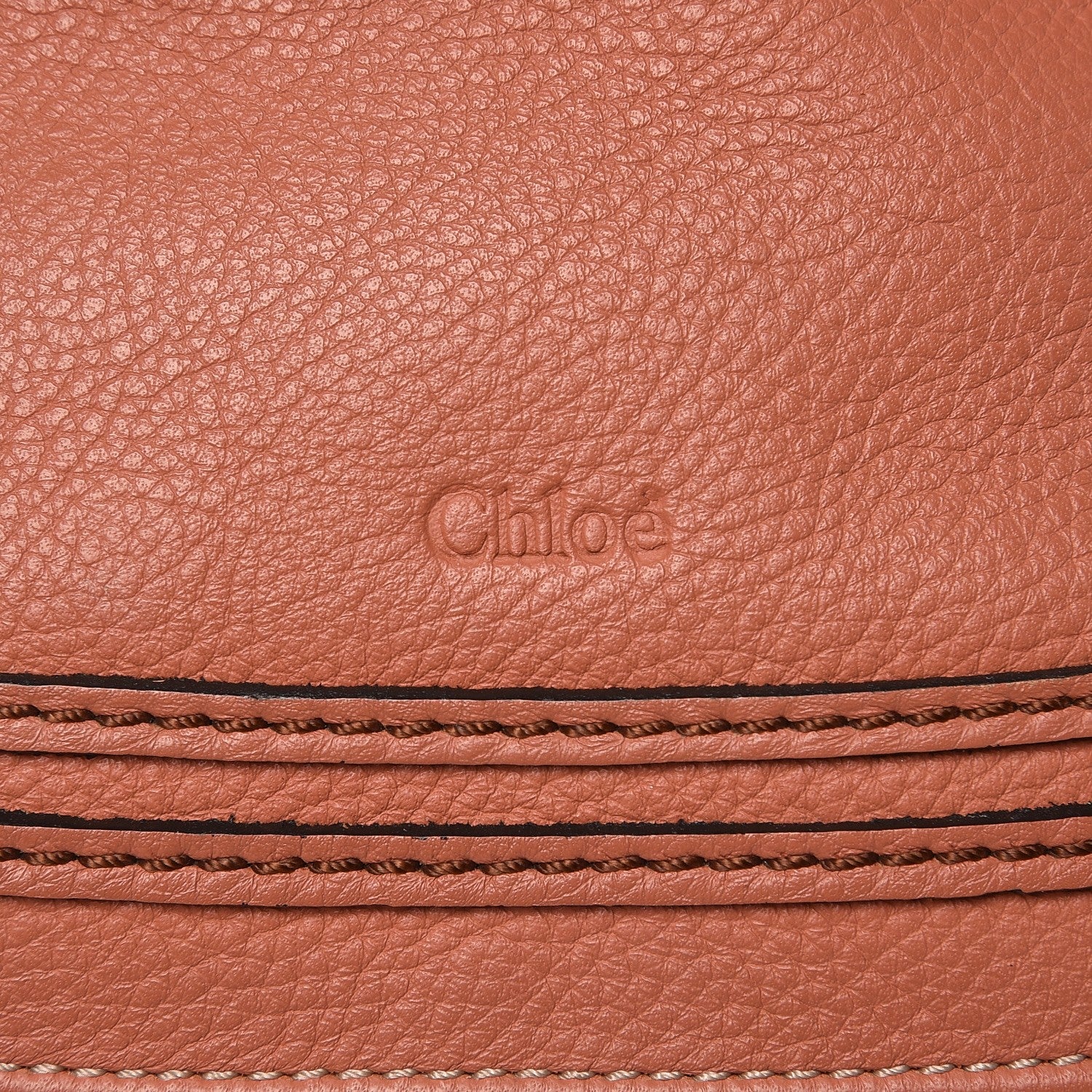 Chloe Calfskin Medium Marcie Satchel Coral 8 of 13