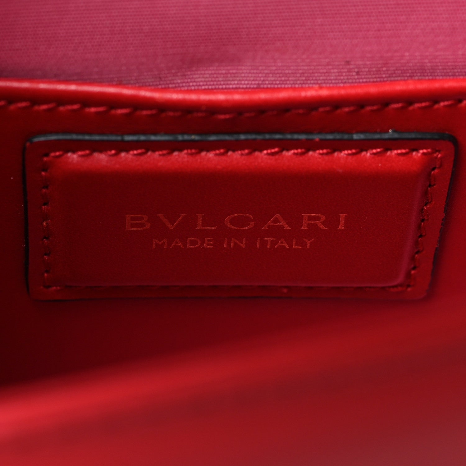 Bulgari Calfskin Small Serpenti Forever Snake Strap Crossbody Bag Red 7 of 10