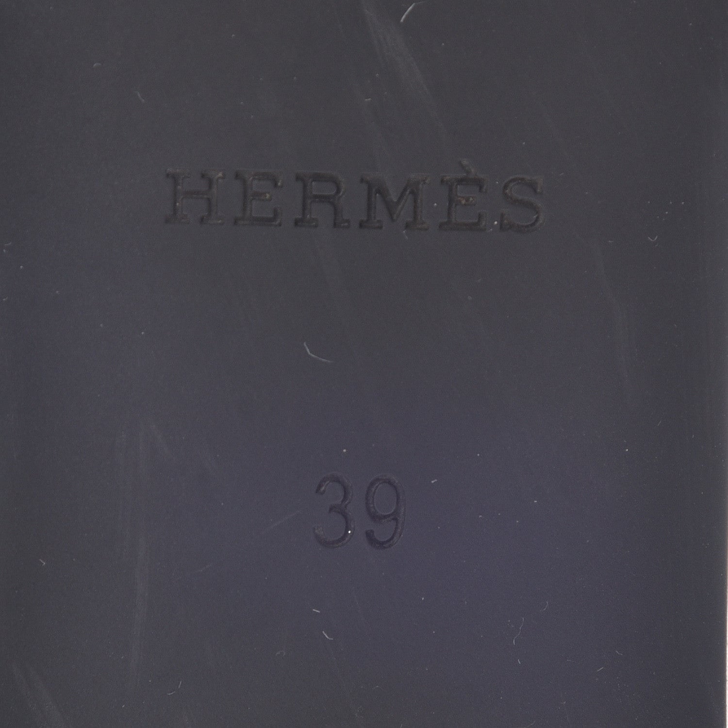 Hermes Rubber Chaine d'Ancre Rivage Sandals 39 Black 8 of 10