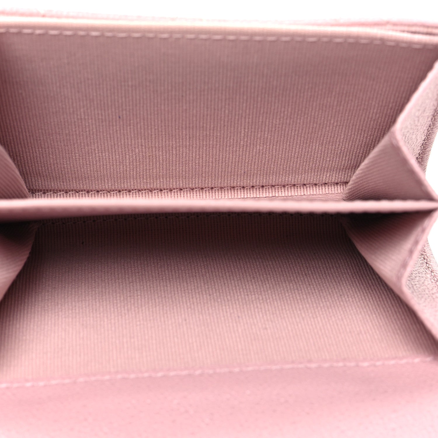 Chanel Caviar Quilted Studded CC Flap Card Holder Light Pink 5 of 10