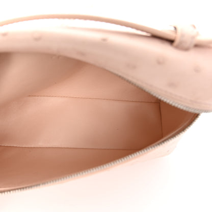 Loro Piana Ostrich L19 Extra Pocket Pouch Plum Flower 5 of 10