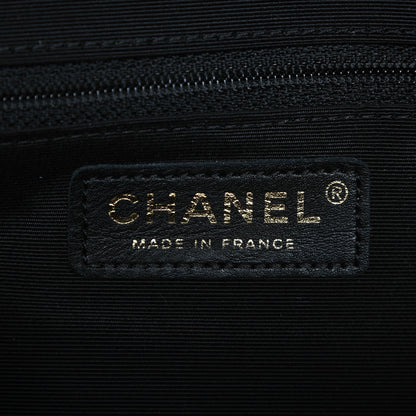 Chanel Lambskin Quilted Medium Elegant CC Flap Beige Black 6 of 7