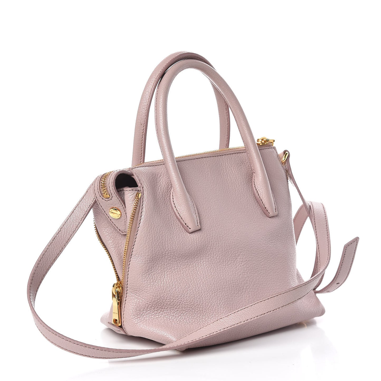 Goatskin Madras Top Handle Tote Mughetto