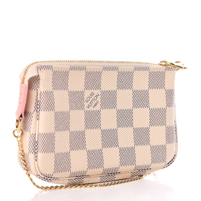 Louis Vuitton Damier Azur 2018 Christmas Animation Mini Pochette Accessories 3 of 8