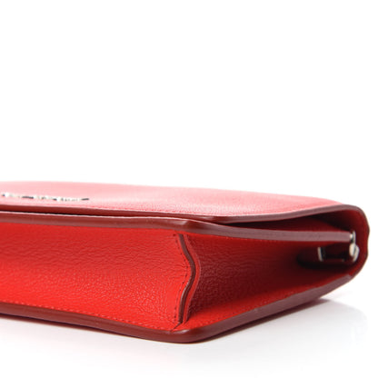 Givenchy Sugar Goatskin Pandora Chain Wallet Red 7 of 11