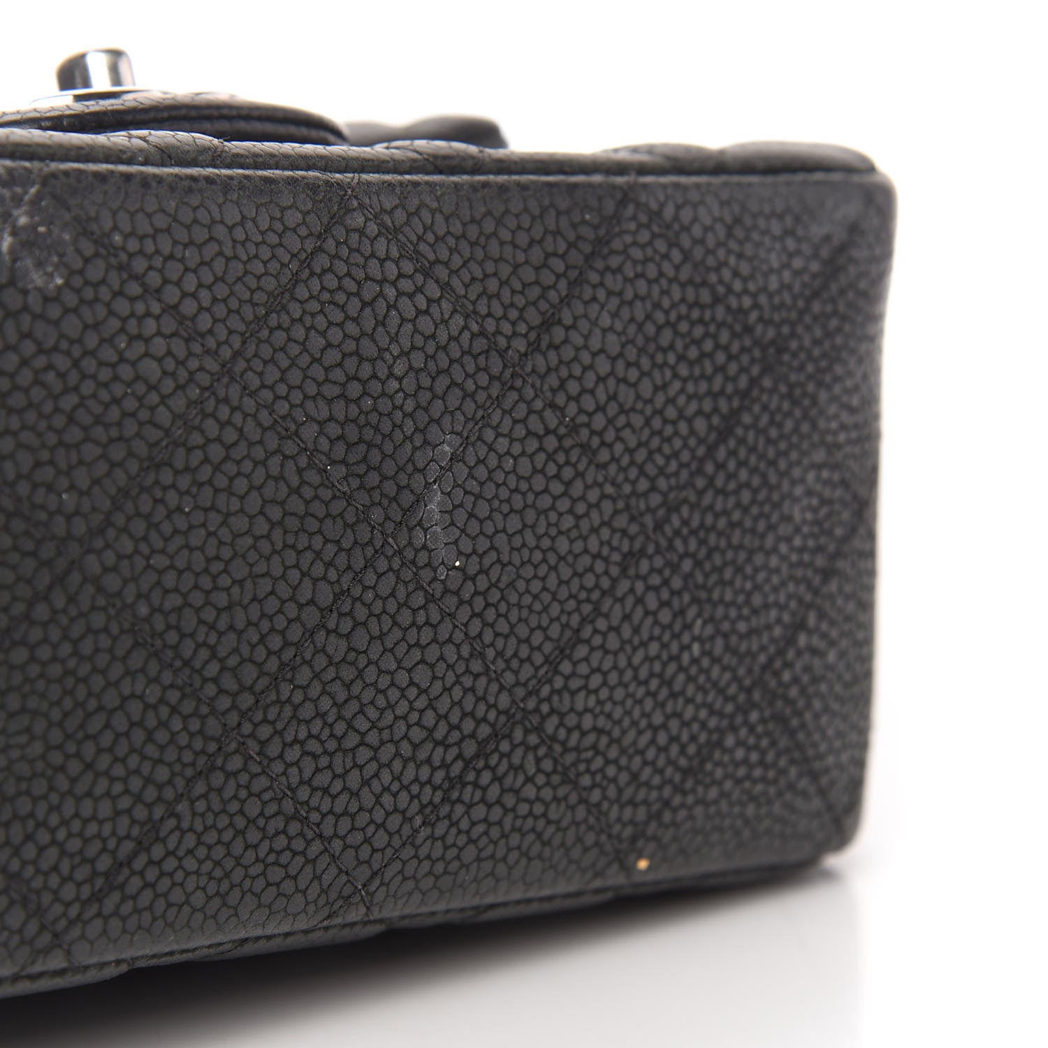 Chanel Iridescent Caviar Quilted Mini Square Flap Black 14 of 14