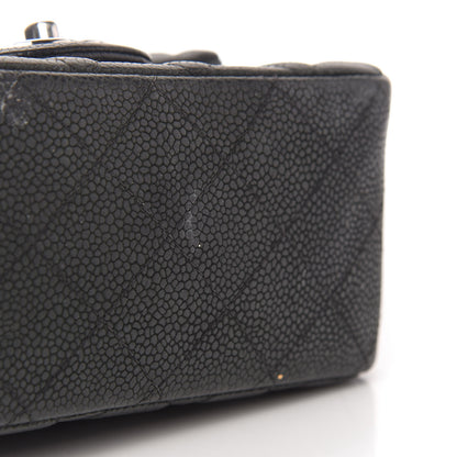Chanel Iridescent Caviar Quilted Mini Square Flap Black 14 of 14