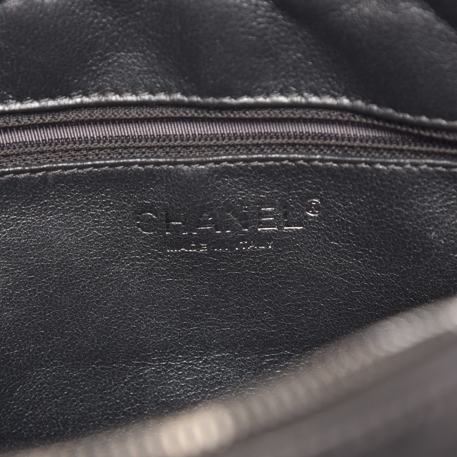Chanel Metallic Aged Calfskin Quilted Medium Reissue Camera Case Dark Silver 7 of 10