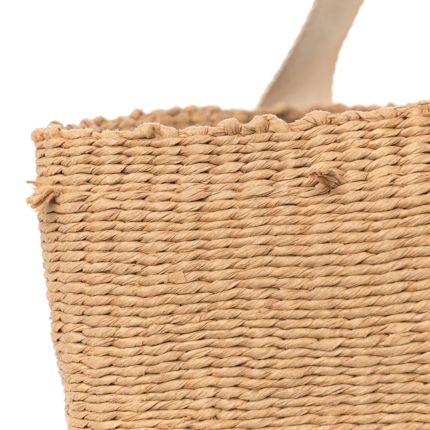 Chloe Raffia Large Woody Tote White 11 of 12