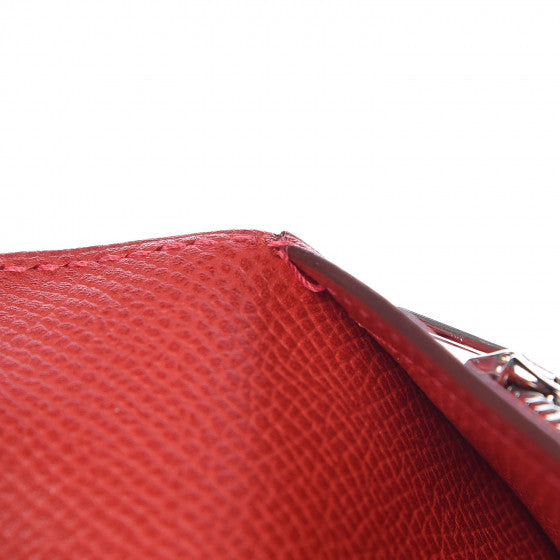 Epsom Bearn Gusset Wallet Rouge Casaque