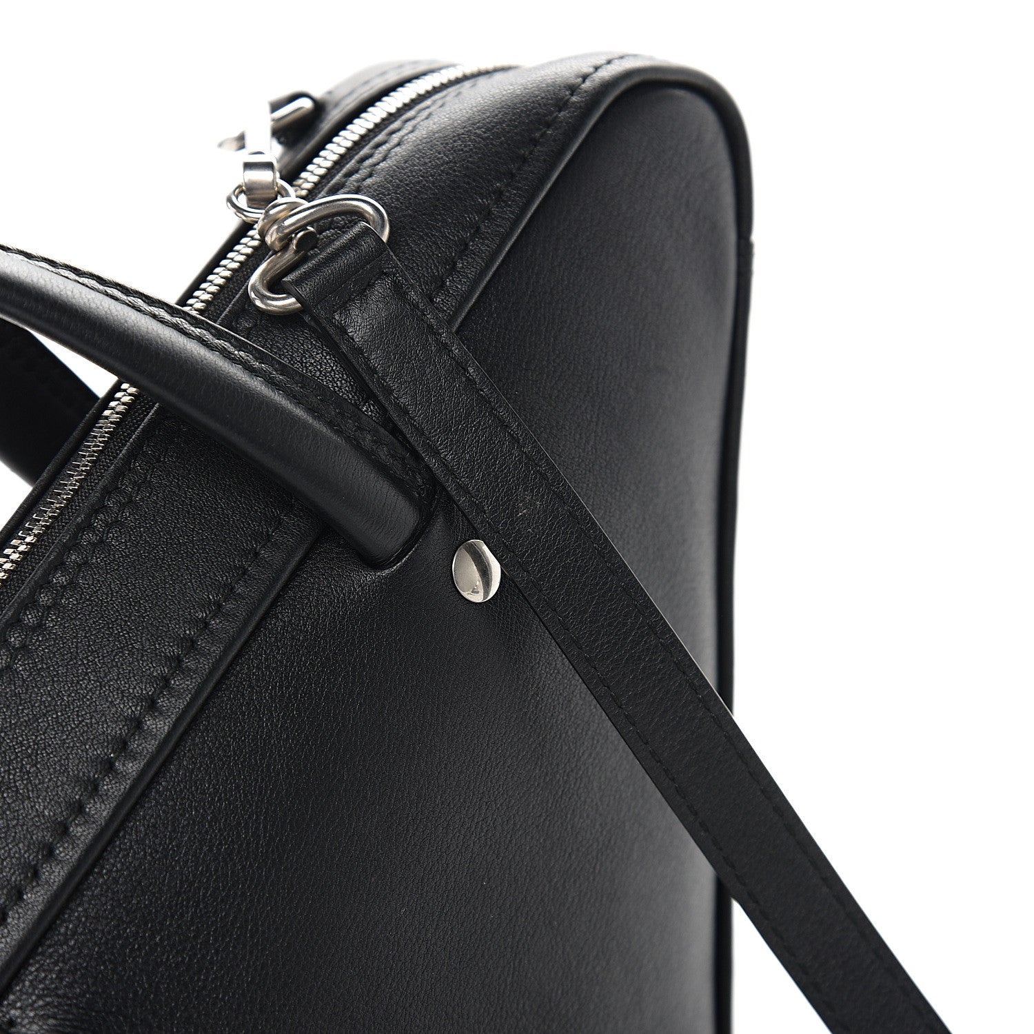 Balenciaga Calfskin XS Triangle Duffle Black 9 of 12