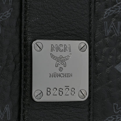 MCM Grained Calfskin Visetos Medium Liz Reversible Shopper Tote Black 12 of 20
