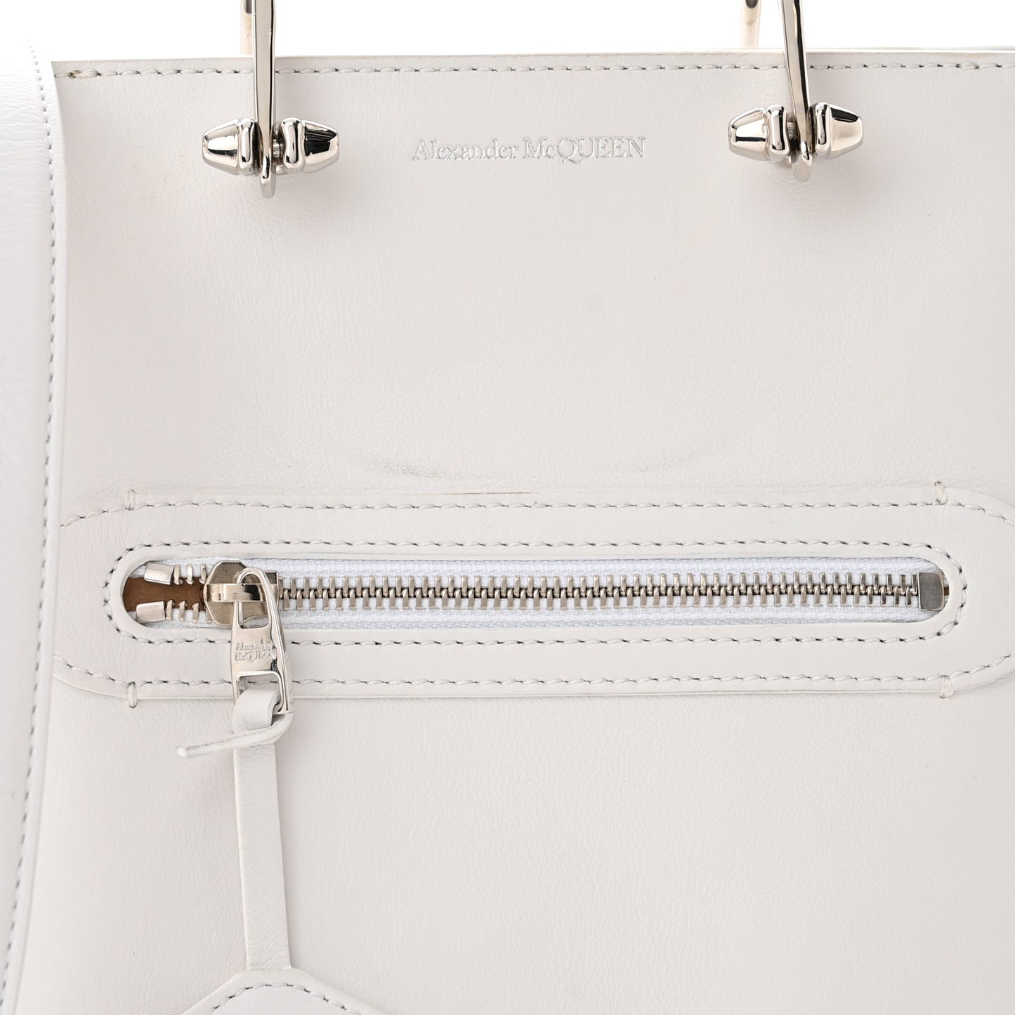 Calfskin The Short Story Shoulder Bag White