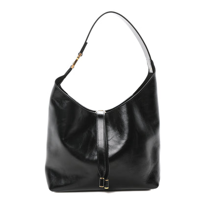 Chloe Shiny Calfskin Marcie Hobo Bag Black 1 of 9