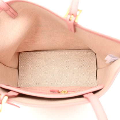 MCM Lauretos Nappa MIni Himmel Shopper Tote Pink Silver Pink 5 of 13