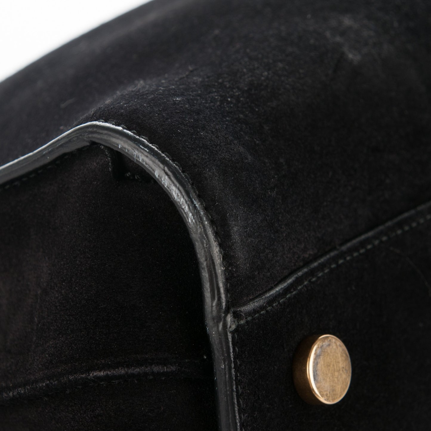 Suede Large Sac de Jour Carryall Black