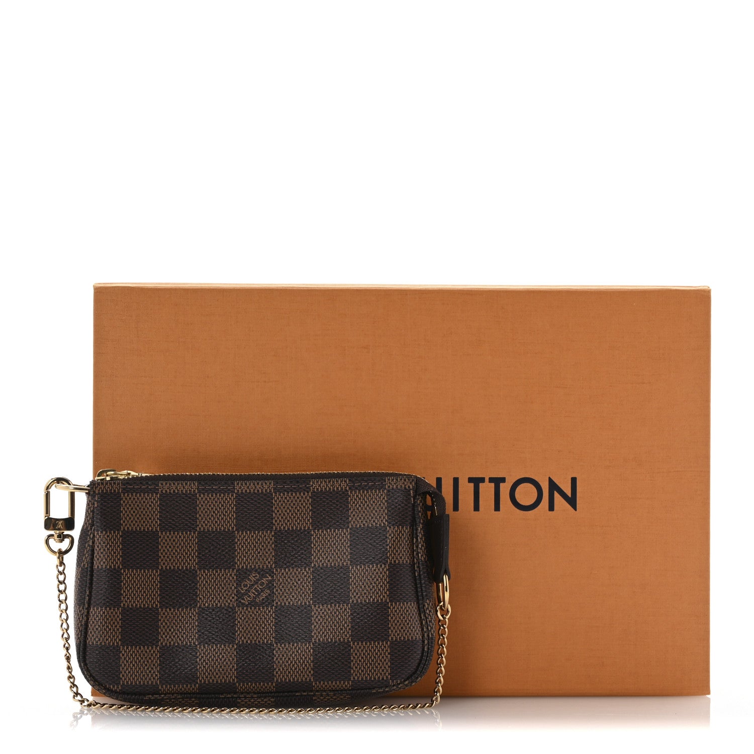 Louis Vuitton Damier Ebene Mini Pochette Accessories 10 of 10