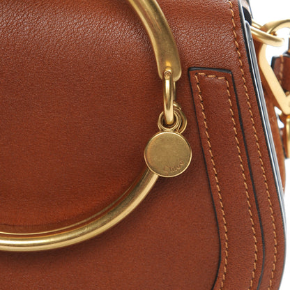 Chloe Calfskin Suede Small Nile Bracelet Bag Caramel 7 of 9