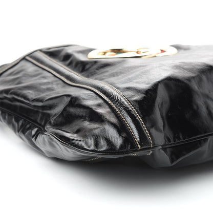 Gucci Dialux Medium Britt Shoulder Bag Black 6 of 10