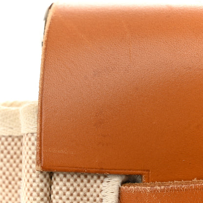 Hermes Toile Vache Calfskin Herbag 30 PM Backpack Natural 14 of 18