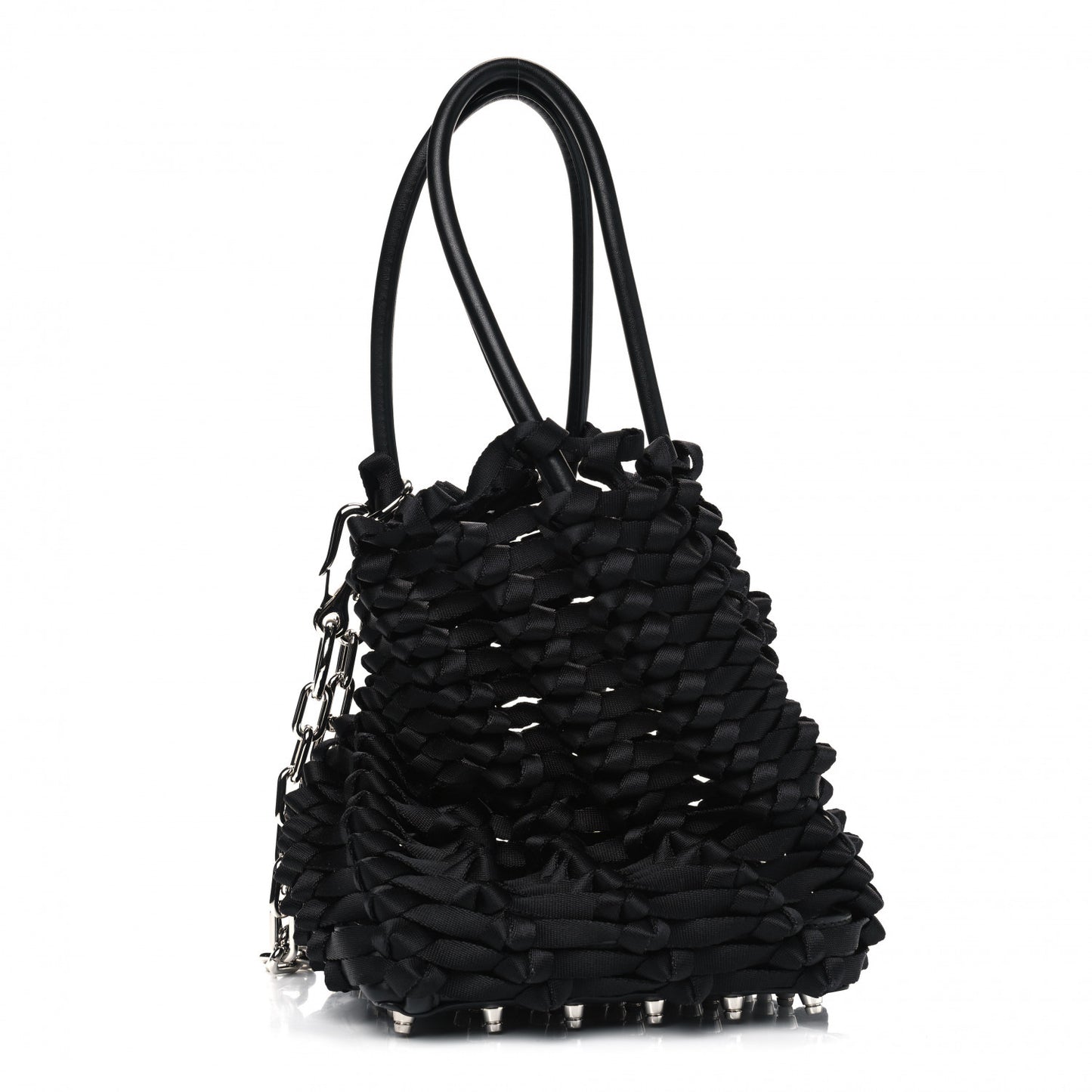 Grosgrain Woven Bucket Black