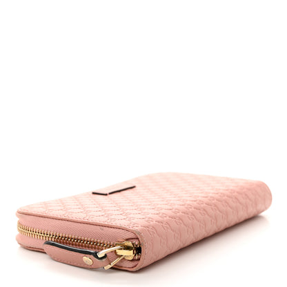 Gucci Microguccissima Zip Around Wallet Soft Pink 4 of 11