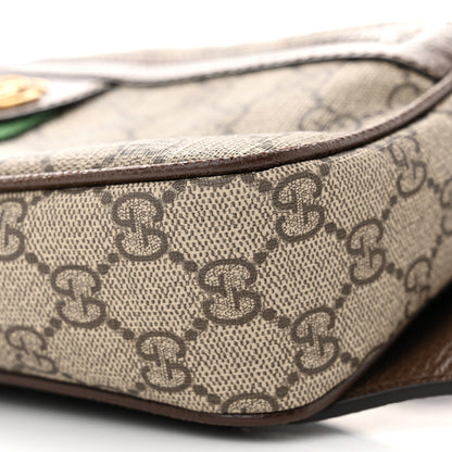 Gucci Soft GG Supreme Monogram Medium Ophidia Belt Bag Dark Brown 10 of 10