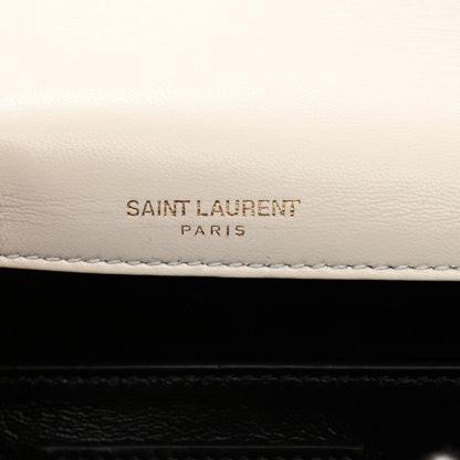 Saint Laurent Boucle Tweed Monogram Medium Jamie White 6 of 10