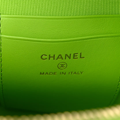 Chanel Caviar Quilted CC Mini Classic Backpack Neon Green 6 of 10