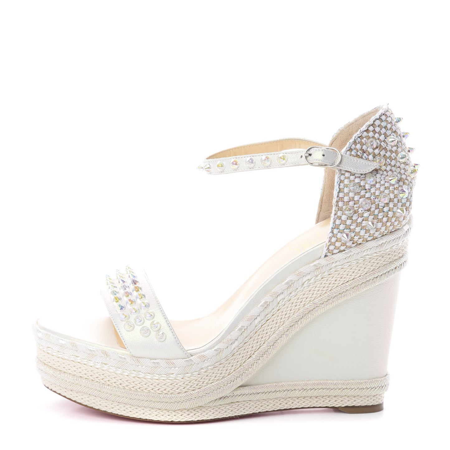 Nappa Madmonica 120 Wedge Sandals 40 White