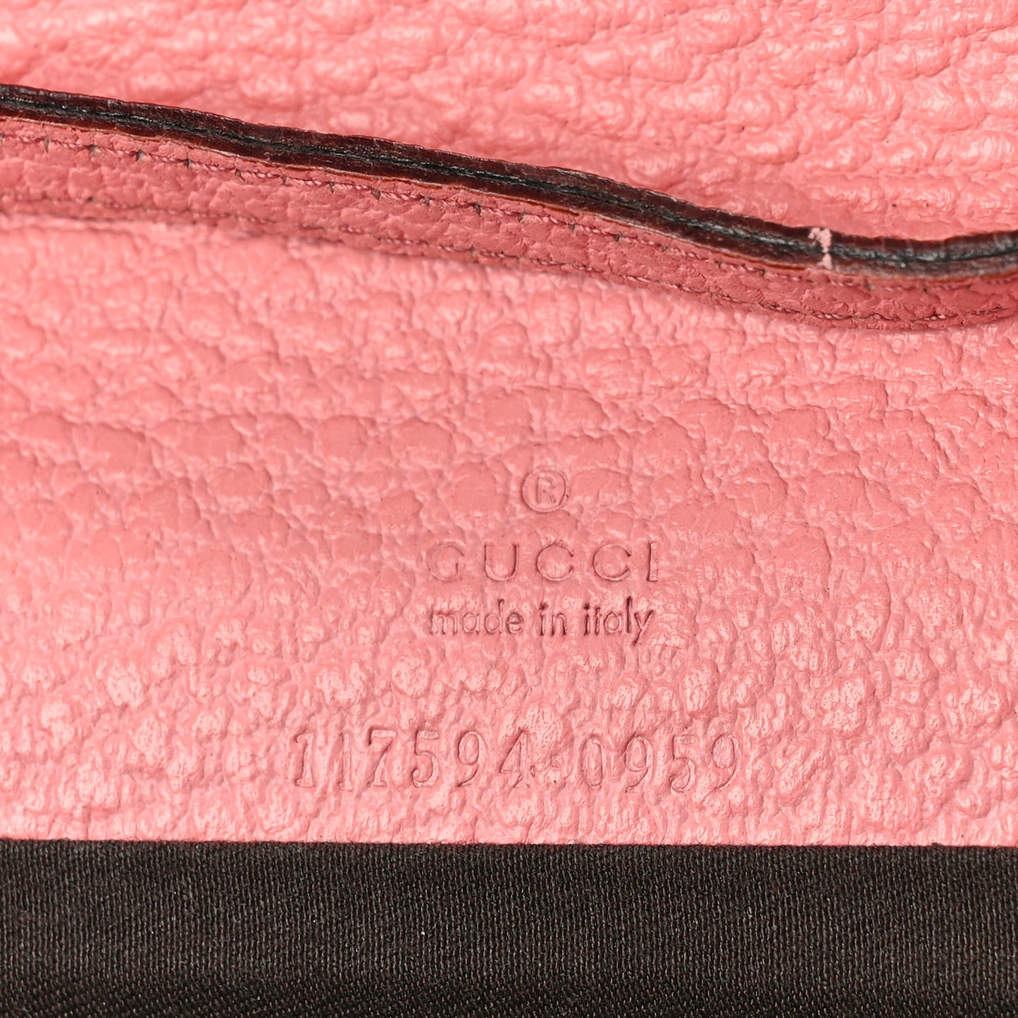 Calfskin Bamboo Bar Clutch Pink