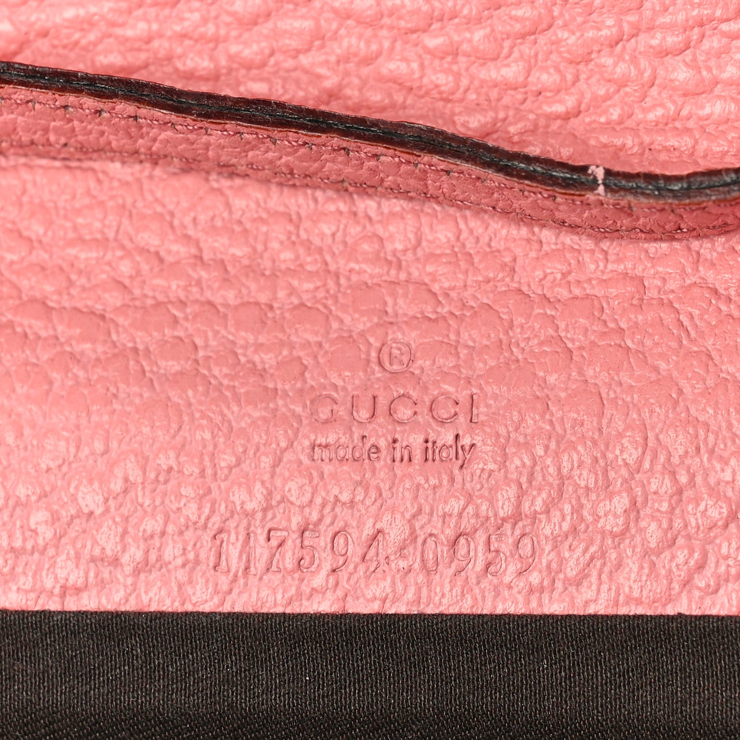 Gucci Calfskin Bamboo Bar Clutch Pink 6 of 8