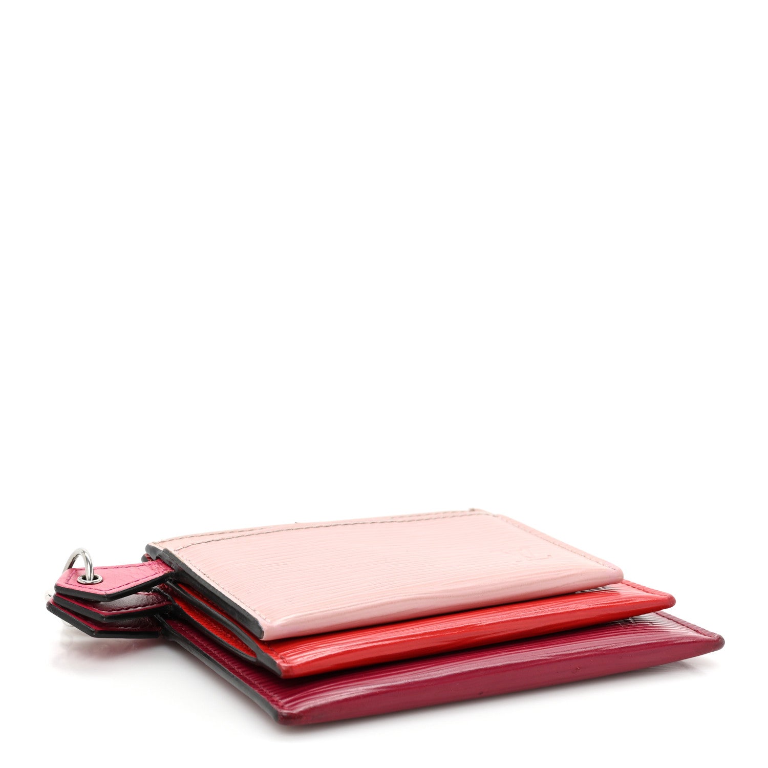 Louis Vuitton Epi Trio Card Case Wallet Rose Ballerine Rouge Fuchsia 4 of 12