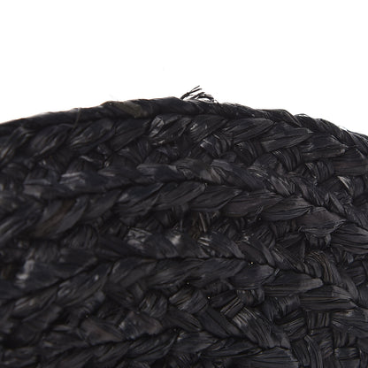 Saint Laurent Raffia Medium Panier Bag Black 12 of 13