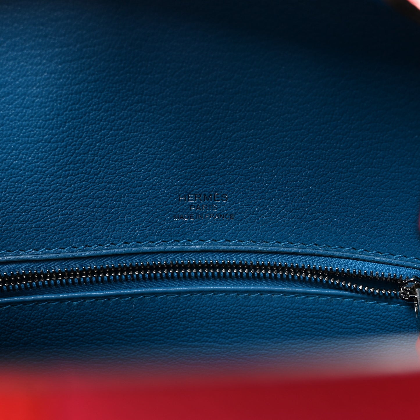 Epsom Casaque Birkin Sellier 30 Rouge Coeur Rose Extreme Bleu Zanzibar