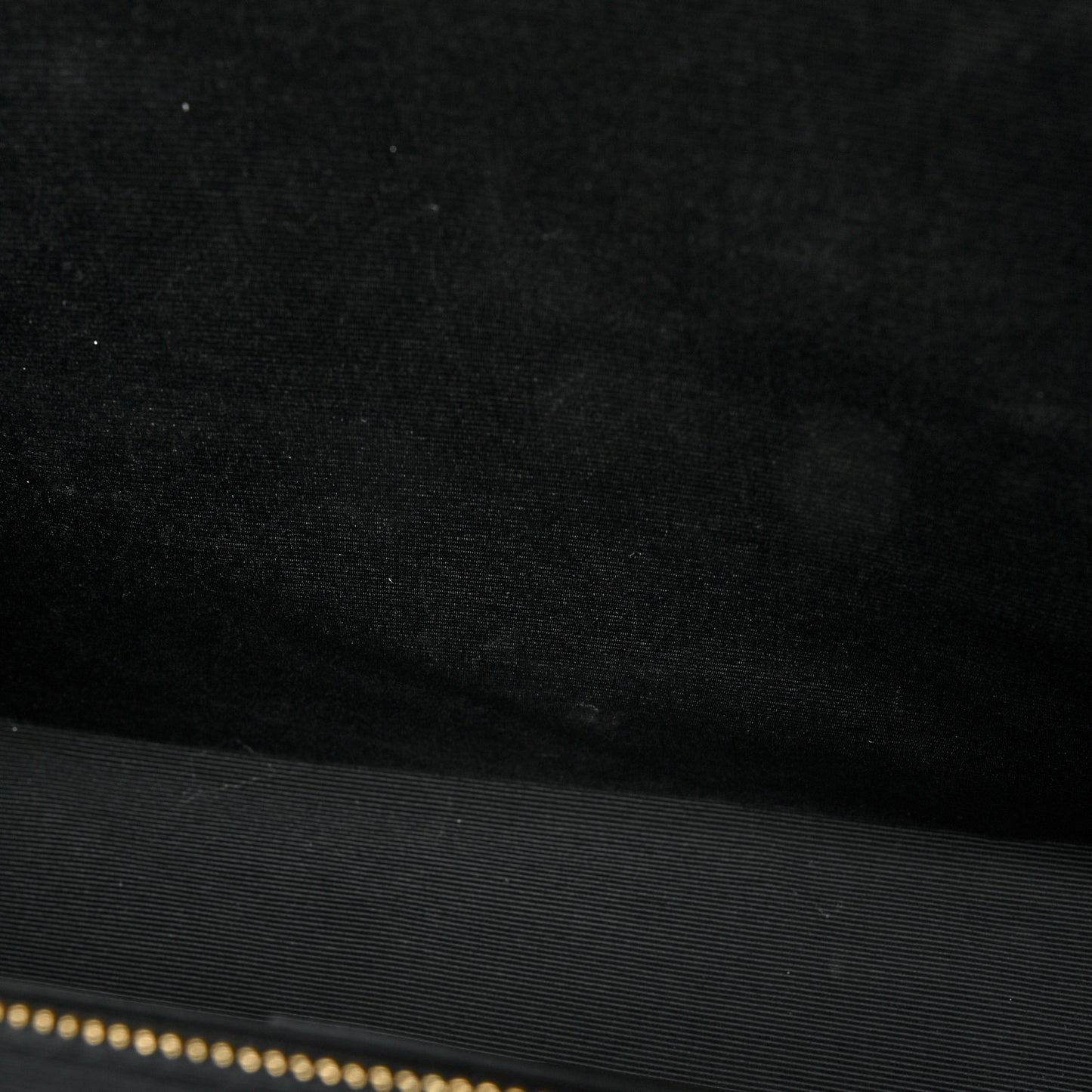 Grain De Poudre Matelasse Chevron Large Monogram Satchel Black